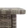 Mesita de centro de ratán sintético gris 50x50x47 cm de vidaXL, Mesas de jardín - Ref: Foro24-46252, Precio: 61,70 €, Descuen...