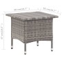 Mesita de centro de ratán sintético gris 50x50x47 cm de vidaXL, Mesas de jardín - Ref: Foro24-46252, Precio: 65,88 €, Descuen...