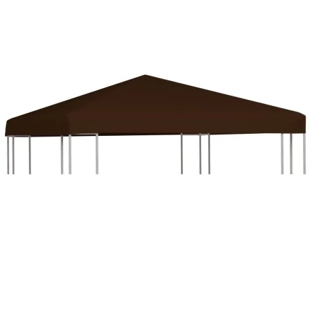 Brown gazebo awning 310 g/m² 3x3 m by vidaXL, Covers for tents and gazebos - Ref: Foro24-46621, Price: 49,56 €, Discount: %