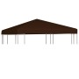 Toldo de cenador marrón 310 g/m² 3x3 m de vidaXL, Cubiertas para carpas y cenadores - Ref: Foro24-46621, Precio: 52,36 €, Des...