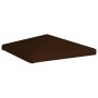 Toldo de cenador marrón 310 g/m² 3x3 m de vidaXL, Cubiertas para carpas y cenadores - Ref: Foro24-46621, Precio: 52,36 €, Des...