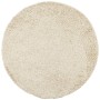 Alfombra peluda de pelo largo moderna PAMPLONA dorado Ø 100 cm de , Alfombras - Ref: Foro24-375354, Precio: 24,15 €, Descuent...