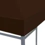 Toldo de cenador marrón 310 g/m² 3x3 m de vidaXL, Cubiertas para carpas y cenadores - Ref: Foro24-46621, Precio: 49,56 €, Des...