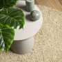 Alfombra peluda de pelo largo moderna PAMPLONA dorado Ø 100 cm de , Alfombras - Ref: Foro24-375354, Precio: 24,15 €, Descuent...