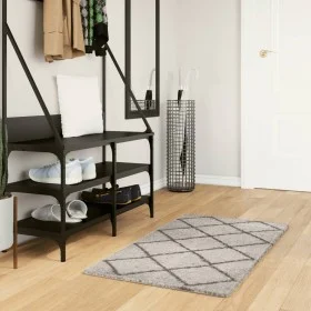 Alfombra pelo largo moderna PAMPLONA beige antracita 60x110 cm de , Alfombras - Ref: Foro24-375382, Precio: 22,65 €, Descuent...