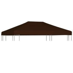 Toldo de cenador marrón 310 g/m² 3x4 m de vidaXL, Cubiertas para carpas y cenadores - Ref: Foro24-46625, Precio: 81,61 €, Des...