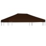 Toldo de cenador marrón 310 g/m² 3x4 m de vidaXL, Cubiertas para carpas y cenadores - Ref: Foro24-46625, Precio: 83,55 €, Des...
