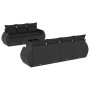 Set de sofás de jardín 8 piezas y cojines ratán sintético negro de , Conjuntos de jardín - Ref: Foro24-3253462, Precio: 534,3...