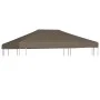 Toldo de cenador gris topo 310 g/m² 3x3 m de vidaXL, Cubiertas para carpas y cenadores - Ref: Foro24-46619, Precio: 86,13 €, ...
