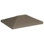 Toldo de cenador gris topo 310 g/m² 3x3 m de vidaXL, Cubiertas para carpas y cenadores - Ref: Foro24-46619, Precio: 86,13 €, ...