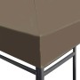 Toldo de cenador gris topo 310 g/m² 3x3 m de vidaXL, Cubiertas para carpas y cenadores - Ref: Foro24-46619, Precio: 89,83 €, ...