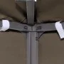 Toldo de cenador gris topo 310 g/m² 3x3 m de vidaXL, Cubiertas para carpas y cenadores - Ref: Foro24-46619, Precio: 86,13 €, ...