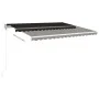 Toldo retráctil automático gris antracita 450x350 cm de , Toldos - Ref: Foro24-3069009, Precio: 566,16 €, Descuento: %