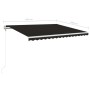 Toldo retráctil automático gris antracita 450x350 cm de , Toldos - Ref: Foro24-3069009, Precio: 594,87 €, Descuento: %