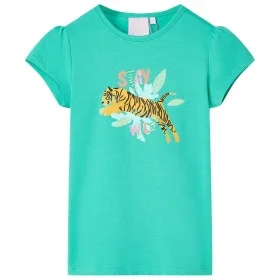 Camiseta infantil verde menta 92 de , Camisetas para niños - Ref: Foro24-11159, Precio: 7,99 €, Descuento: %