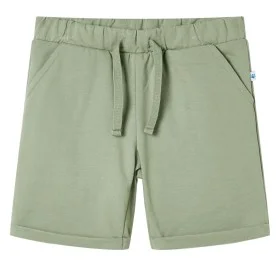 Pantalones cortos infantiles con cordón caqui claro 140 de , Pantalones de niños - Ref: Foro24-12608, Precio: 12,21 €, Descue...