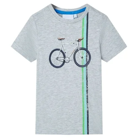 Gray children's short-sleeved T-shirt 116 by , Kids T-shirts - Ref: Foro24-12151, Price: 8,19 €, Discount: %