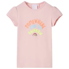 Camiseta infantil rosa claro 104 de , Camisetas para niños - Ref: Foro24-10760, Precio: 8,32 €, Descuento: %