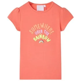 Camiseta infantil color coral 92 de , Camisetas para niños - Ref: Foro24-10769, Precio: 8,32 €, Descuento: %