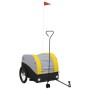 Remolque para bicicleta hierro negro y amarillo 45 kg de , Remolques para bicicletas - Ref: Foro24-94148, Precio: 86,84 €, De...