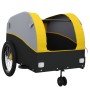 Remolque para bicicleta hierro negro y amarillo 45 kg de , Remolques para bicicletas - Ref: Foro24-94148, Precio: 86,84 €, De...