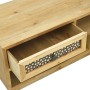 Mueble para TV madera tallada marrón 120x30x42 cm de vidaXL, Muebles TV - Ref: Foro24-285768, Precio: 156,37 €, Descuento: %