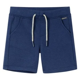 Pantalones cortos infantiles con cordón azul oscuro 140 de , Pantalones de niños - Ref: Foro24-12193, Precio: 10,55 €, Descue...