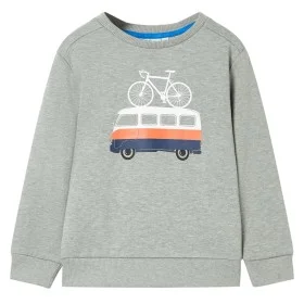 Sudadera infantil caqui claro mélange 116 de , Camisetas para niños - Ref: Foro24-12056, Precio: 10,97 €, Descuento: %