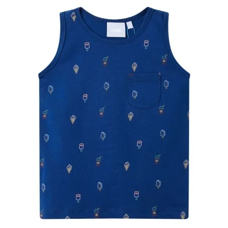 Camiseta sin mangas infantil azul oscuro 104 de , Camisetas para niños - Ref: Foro24-12350, Precio: 7,87 €, Descuento: %