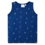 Camiseta sin mangas infantil azul oscuro 104 de , Camisetas para niños - Ref: Foro24-12350, Precio: 7,87 €, Descuento: %