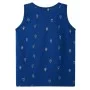Camiseta sin mangas infantil azul oscuro 104 de , Camisetas para niños - Ref: Foro24-12350, Precio: 7,87 €, Descuento: %