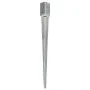 Ground spikes 2 pcs silver galvanized steel 7x7x90 cm by vidaXL, Spikes for anchoring in the ground - Ref: Foro24-145404, Pri...
