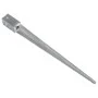 Ground spikes 2 pcs silver galvanized steel 7x7x90 cm by vidaXL, Spikes for anchoring in the ground - Ref: Foro24-145404, Pri...