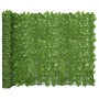 Valla de privacidad de balcón de hojas verde 300x150 cm de , Sombrillas - Ref: Foro24-3216425, Precio: 57,17 €, Descuento: %