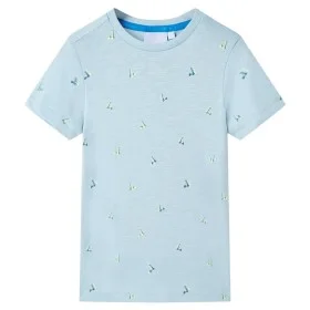 Camiseta infantil azul claro 92 de , Camisetas para niños - Ref: Foro24-11944, Precio: 8,12 €, Descuento: %