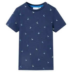 Camiseta infantil azul oscuro 104 de , Camisetas para niños - Ref: Foro24-11950, Precio: 8,12 €, Descuento: %