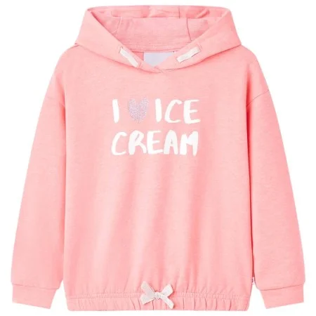 Sudadera con capucha infantil rosa brillante 128 de , Camisetas para niños - Ref: Foro24-11422, Precio: 13,60 €, Descuento: %