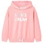 Sudadera con capucha infantil rosa brillante 128 de , Camisetas para niños - Ref: Foro24-11422, Precio: 13,60 €, Descuento: %