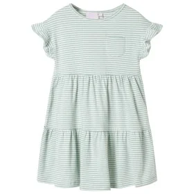 Vestido infantil de mangas con volantes verde menta 104 de , Vestidos de niños - Ref: Foro24-11510, Precio: 10,19 €, Descuent...