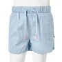 Pantalones cortos infantiles azul claro vaquero suave 128 de , Pantalones de niños - Ref: Foro24-10887, Precio: 10,32 €, Desc...
