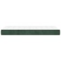 Colchón muelles ensacados terciopelo verde oscuro 120x190x20 cm de , Colchones - Ref: Foro24-4007157, Precio: 199,37 €, Descu...