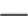 Colchón muelles ensacados terciopelo gris oscuro 120x190x20 cm de , Colchones - Ref: Foro24-4007155, Precio: 208,66 €, Descue...