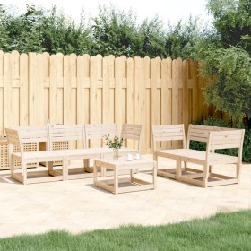 Juego de sofás de jardín 5 piezas madera maciza de pino de , Conjuntos de jardín - Ref: Foro24-3216995, Precio: 377,34 €, Des...