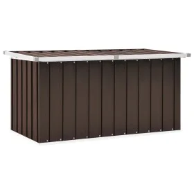 Caja de almacenaje para jardín marrón 129x67x65 cm de vidaXL, Cajas de almacenaje para exteriores - Ref: Foro24-46264, Precio...