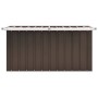 Caja de almacenaje para jardín marrón 129x67x65 cm de vidaXL, Cajas de almacenaje para exteriores - Ref: Foro24-46264, Precio...