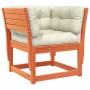 Set de sofás jardín 5 pzas con cojines madera pino marrón cera de , Conjuntos de jardín - Ref: Foro24-3217002, Precio: 639,13...