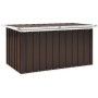 Caja de almacenaje para jardín marrón 129x67x65 cm de vidaXL, Cajas de almacenaje para exteriores - Ref: Foro24-46264, Precio...