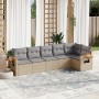 Juego de sofás jardín con cojines 6 pzas ratán sintético beige de , Conjuntos de jardín - Ref: Foro24-3259231, Precio: 429,56...