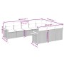 Set de sofás de jardín 10 pzas cojines ratán sintético negro de , Conjuntos de jardín - Ref: Foro24-3259577, Precio: 665,05 €...
