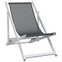 Sillas de playa plegables 2 unidades aluminio y textilene gris de , Sillas de jardín - Ref: Foro24-360167, Precio: 123,18 €, ...